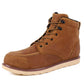 DS2301 Soft Toe Work Boots Brown 6 Inch Wedge